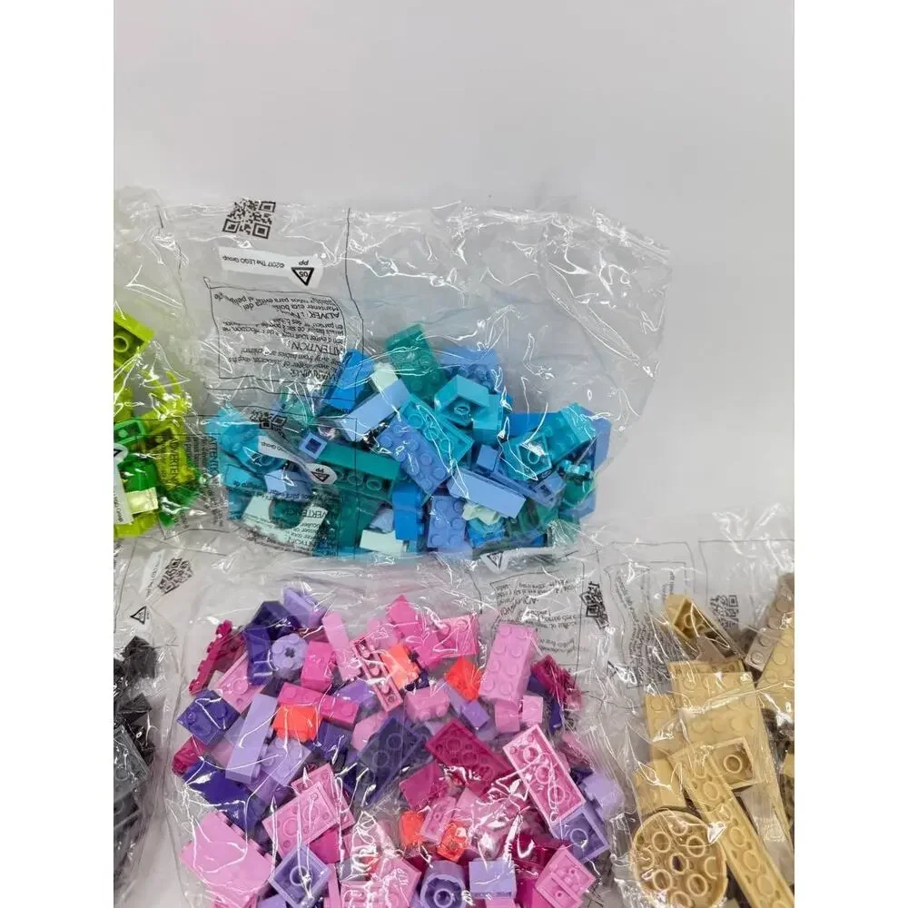 Building Bricks Parts Lot 11 Color Sorted Bags New 3.00lb Bulk Pieces